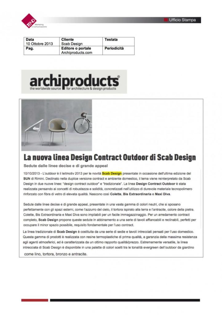 Archiproducts.com - October 10, 2013